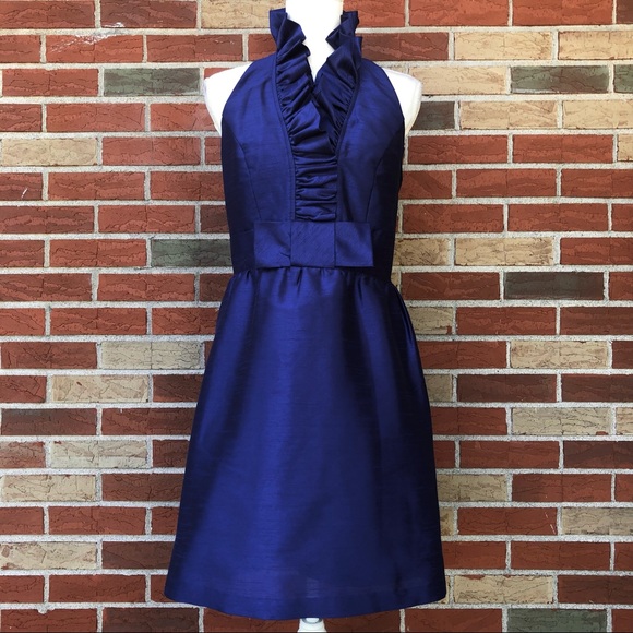 ALFRED SUNG Dresses & Skirts - 💙 ALFRED SUNG Ruffled Halter Dress